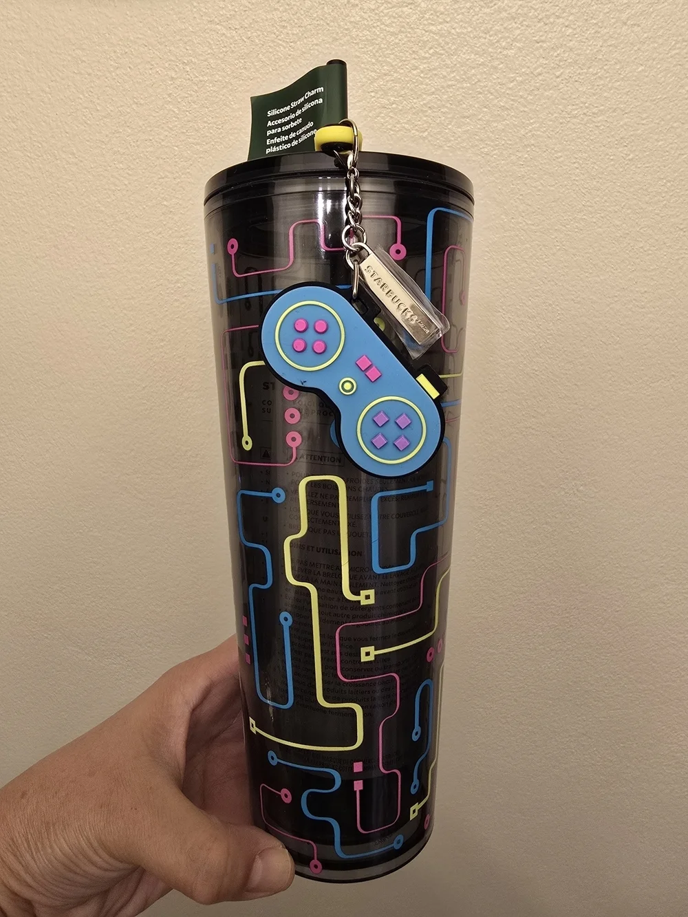 NWT Starbucks LATAM 2026 Videogame Circuit Design Tumbler 24 Oz